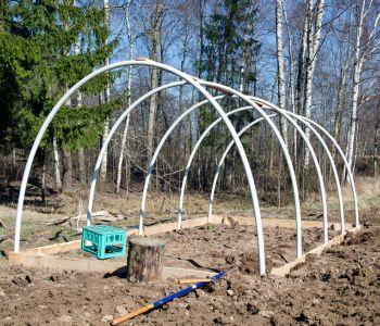 Frame for a Tunnel Greenhouse or Hoop House