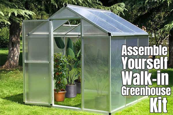 Assemble-Yourself Outsunny Walk-In Greenhouse Kit