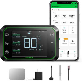 Smart Greenhouse Controller to Monitor Temperature, Ventilation, etc for Your Plants